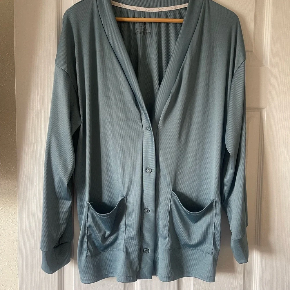 Live 2 Lounge Cozy Blue Women's Pajama Set - Picture 3 of 10